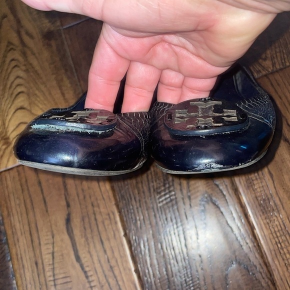 Tory Burch Reva Patent Leather Ballet Flats - Picture 3 of 4